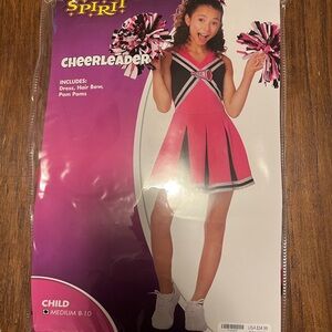 Spirit Cheerleader Costume for Kids - Pink and Black